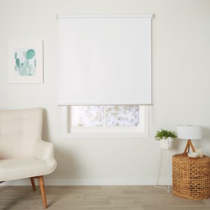 Hudson White - Readymade Blockout Roller Blind